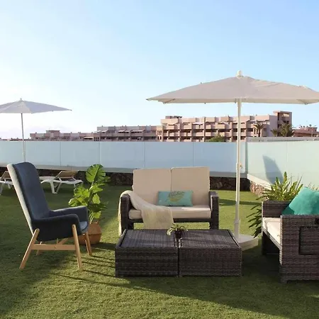 Ocean Garden 108 Con Jardin Privado Y Vista Al Mar Lägenhet